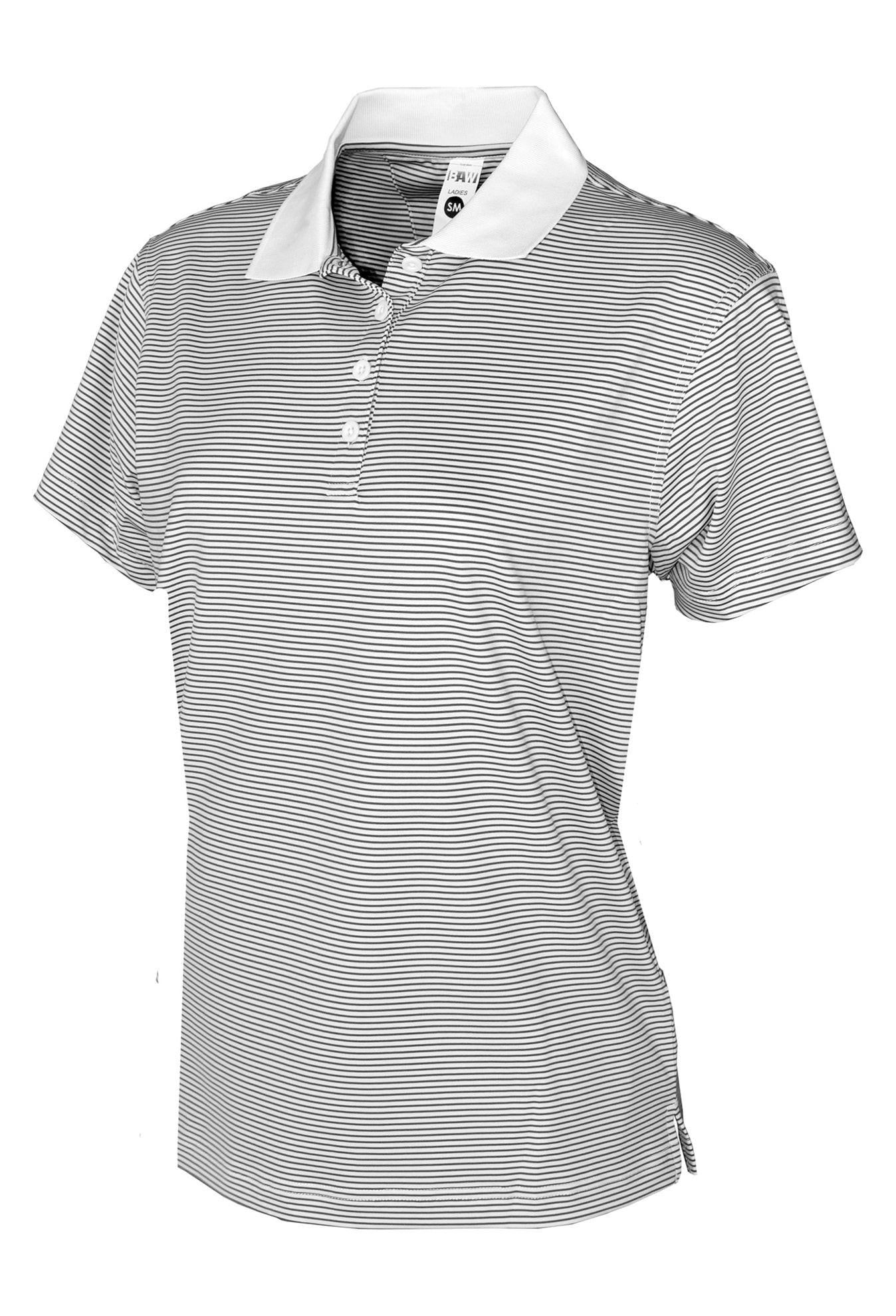BAW-CT1081 Polo de rayas mini para mujer