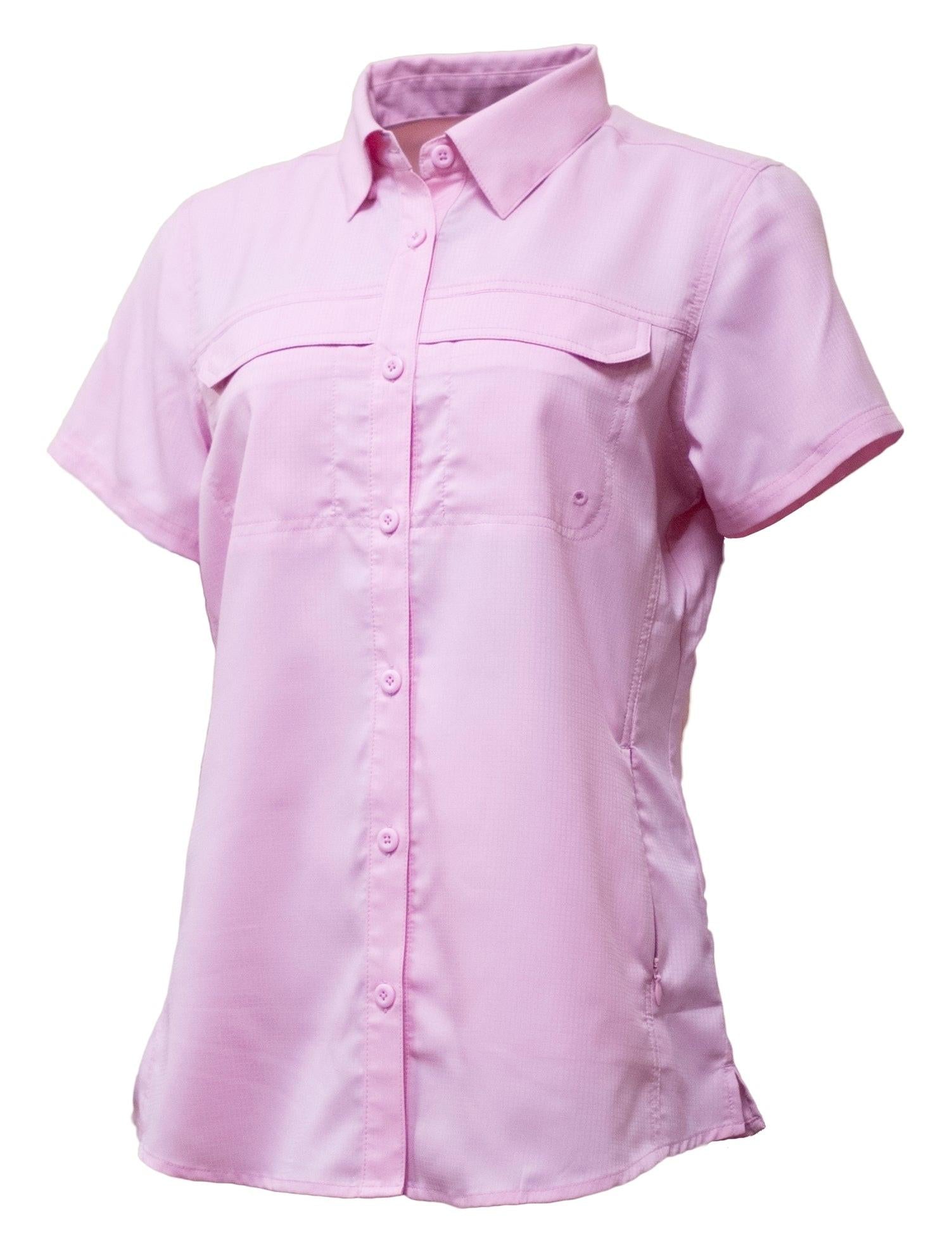3101 Camisa de pesca de manga corta para mujer