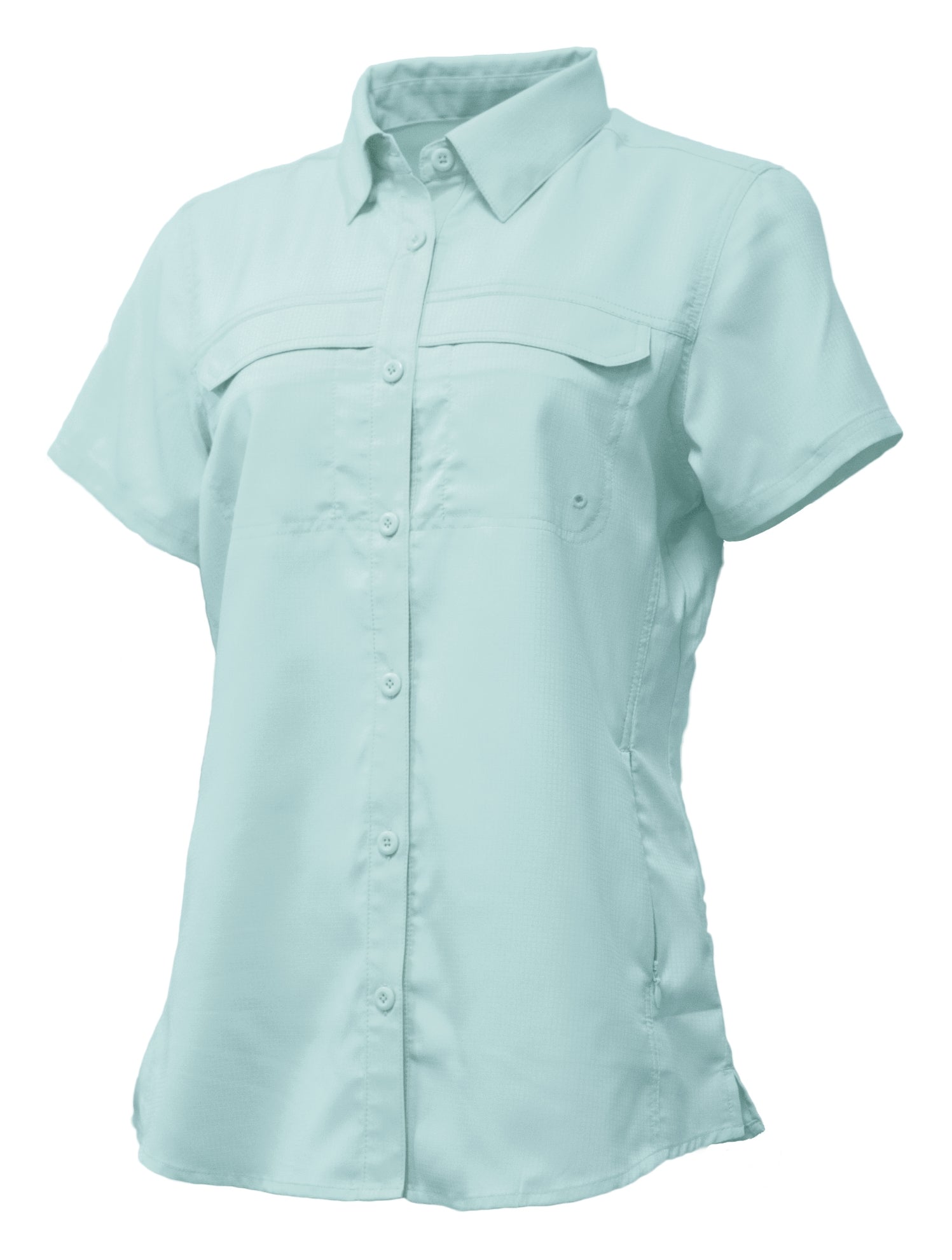 3101 Camisa de pesca de manga corta para mujer