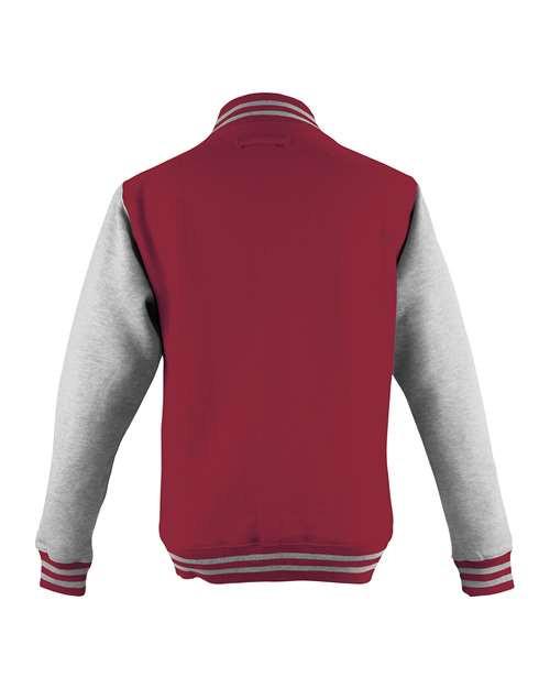 #color_fire red/ heather grey