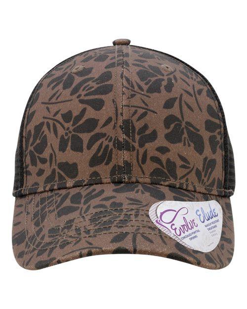 #color_chocolate floral/ black