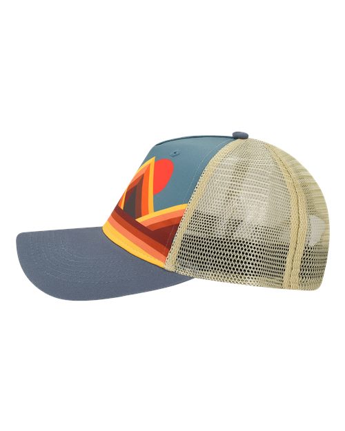 #color_mountain contours maroon/ slate