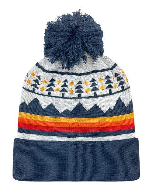 #color_trees & peaks/ navy