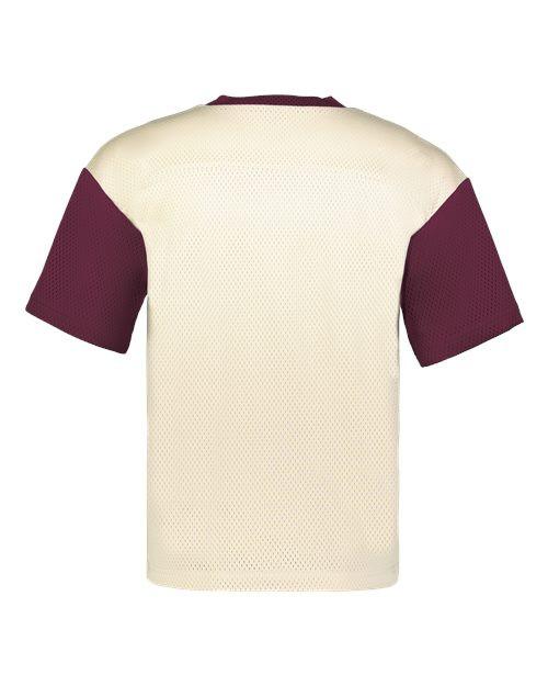 #color_alabaster/ maroon