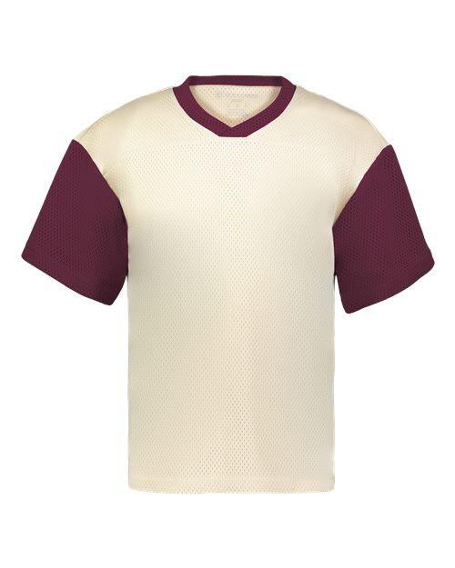 #color_alabaster/ maroon