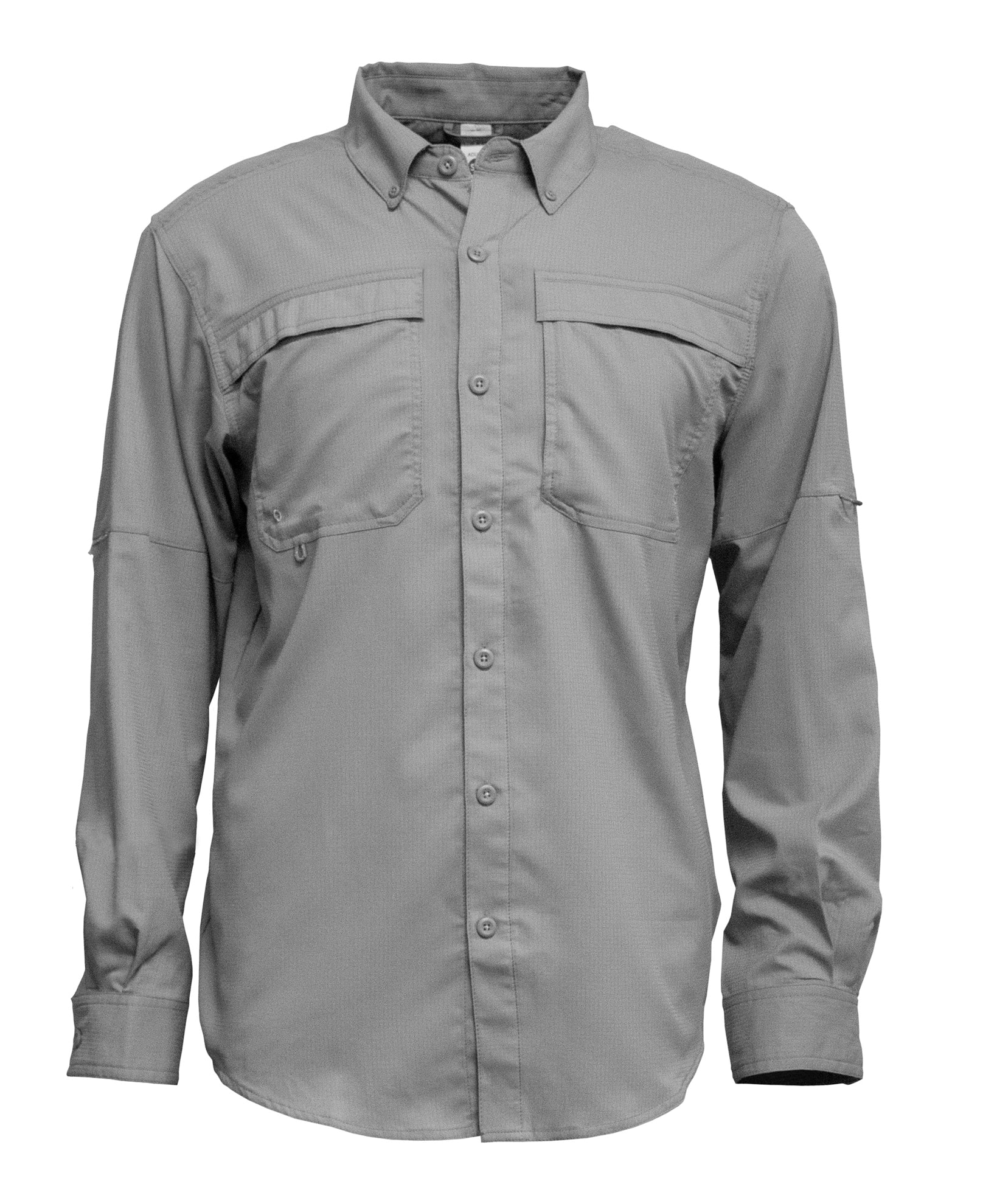 3300 Men L/S Fishing Shirt with Button Down Collar