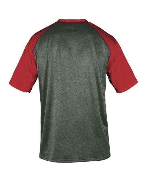 #color_carbon heather/ red