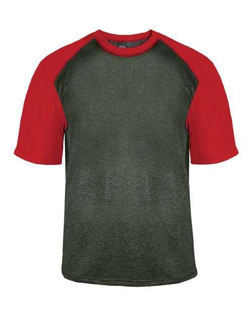 #color_carbon heather/ red