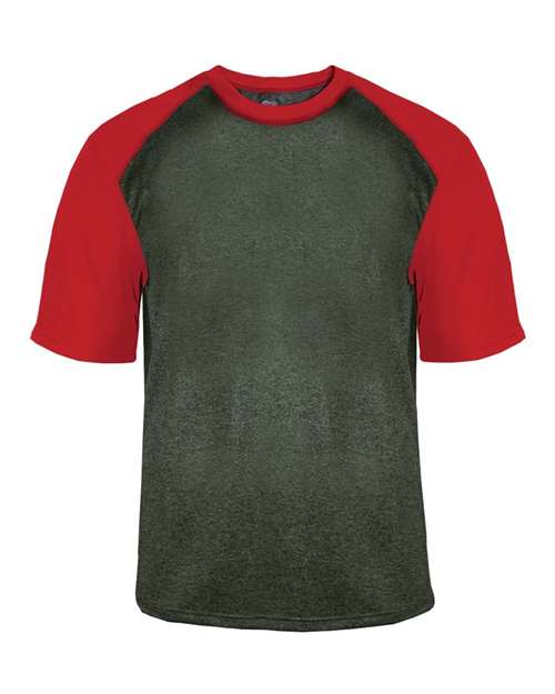 #color_carbon heather/ red