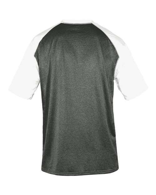 #color_carbon heather/ white