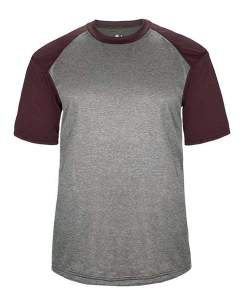 #color_steel heather/ maroon