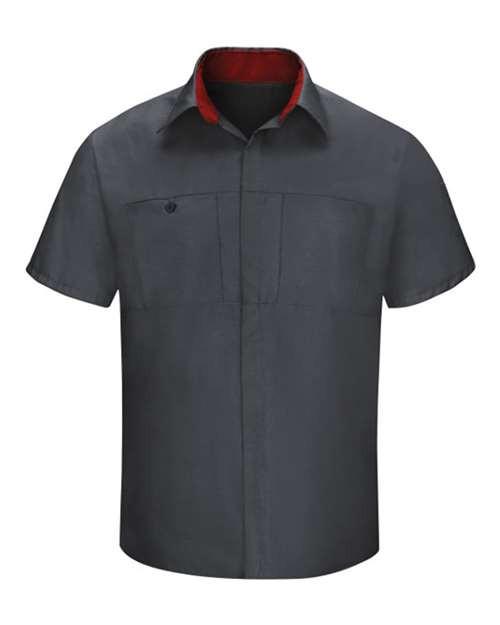 #color_charcoal/ fireball red