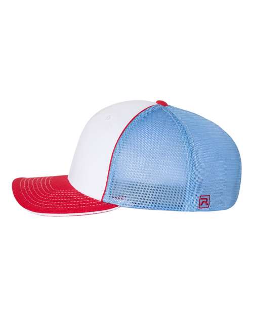 #color_white/ columbia blue/ red tri