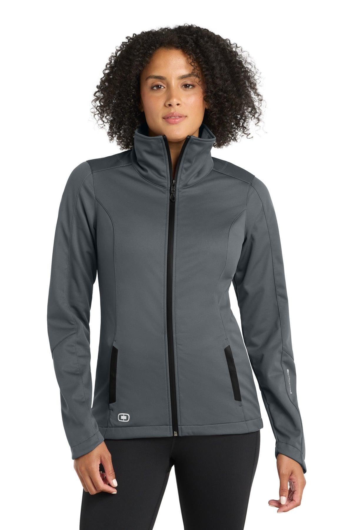 OGIO ® Women's Crux Soft Shell. LOE720 Activewear Brands 4 Print OGIO.