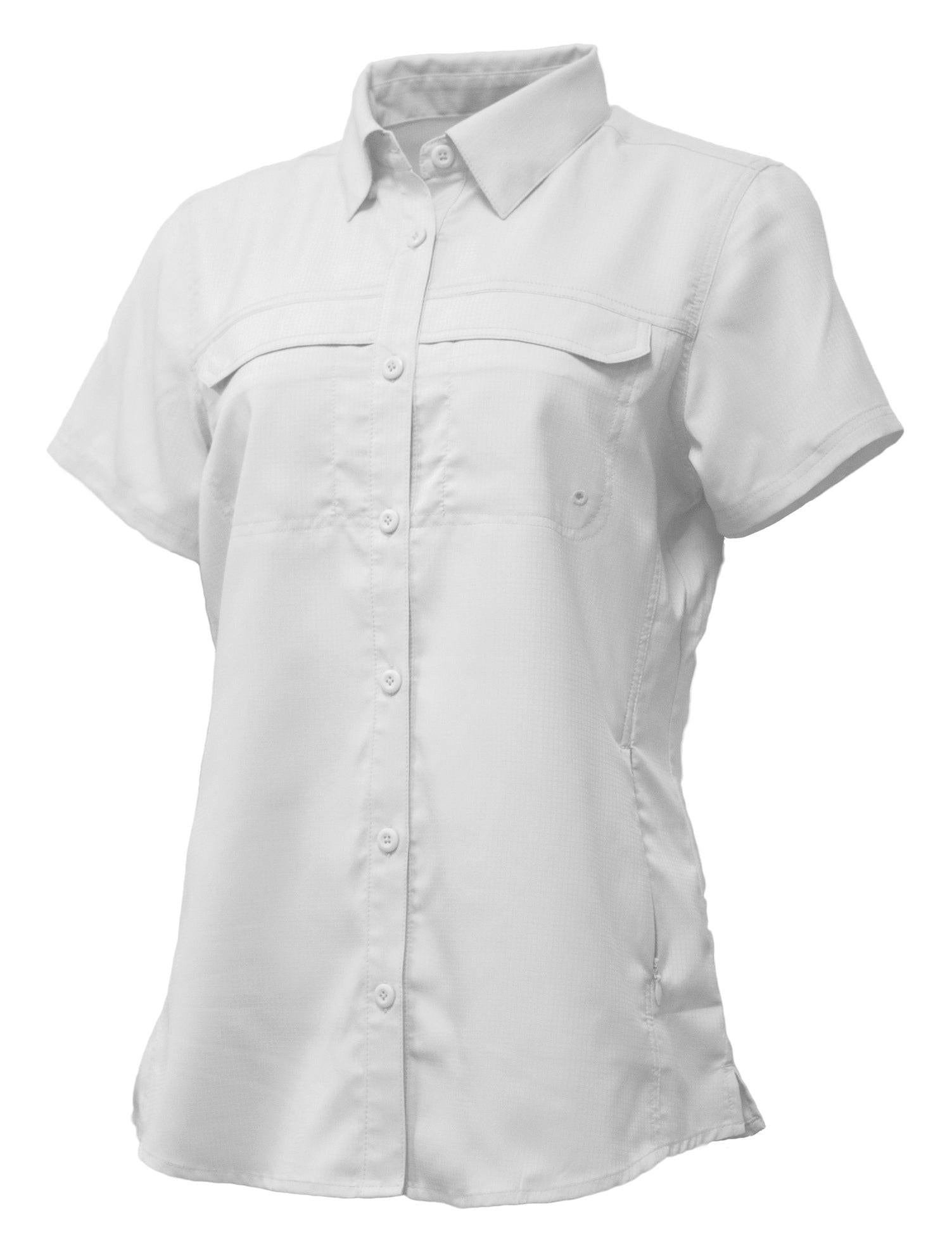 3101 Camisa de pesca de manga corta para mujer