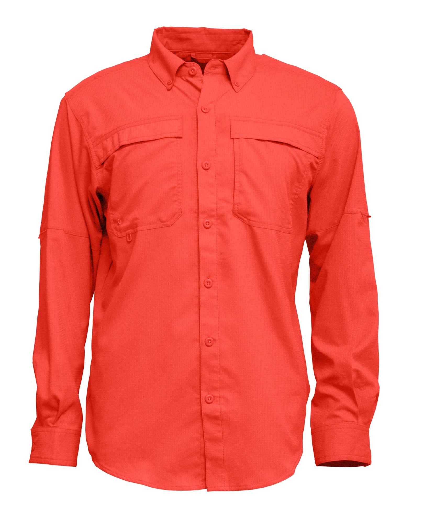 3300 Men L/S Fishing Shirt with Button Down Collar