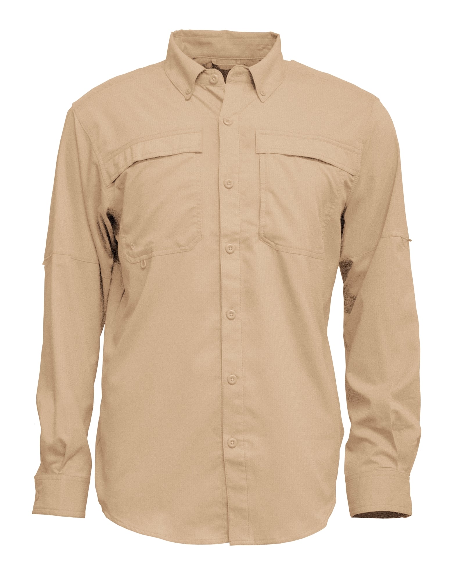 3300 Men L/S Fishing Shirt with Button Down Collar