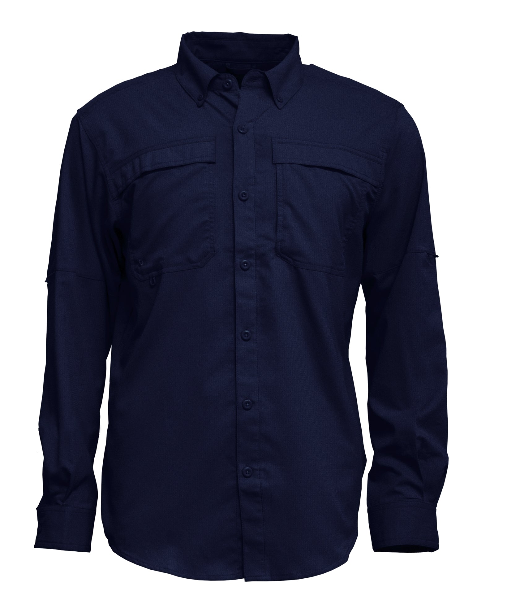 3300 Men L/S Fishing Shirt with Button Down Collar
