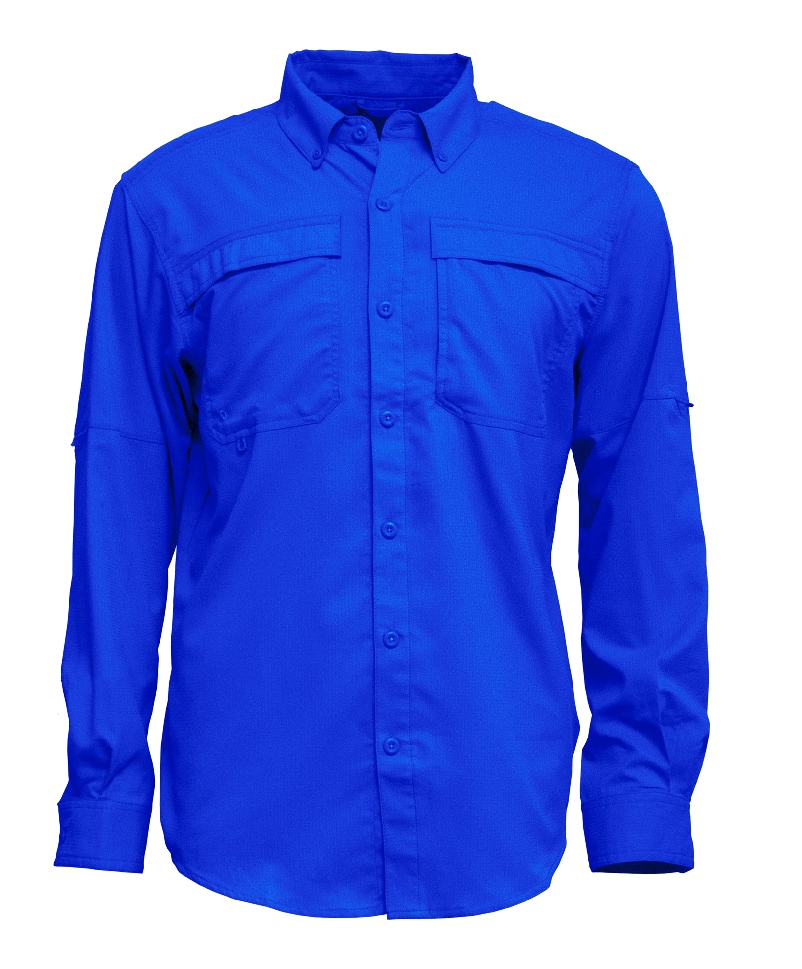 3300 Men L/S Fishing Shirt with Button Down Collar