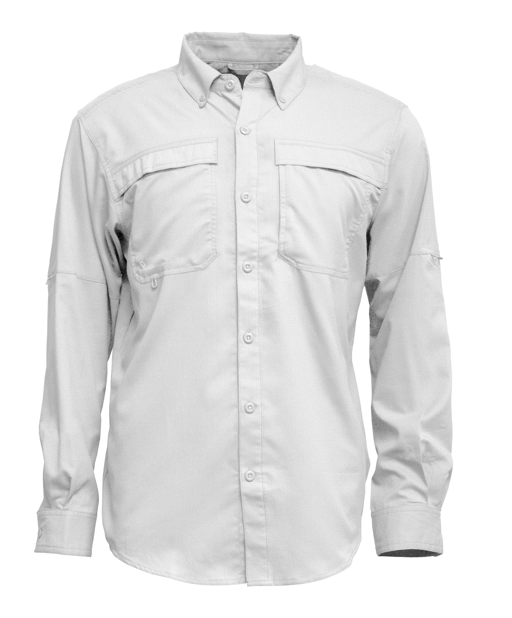3300 Men L/S Fishing Shirt with Button Down Collar