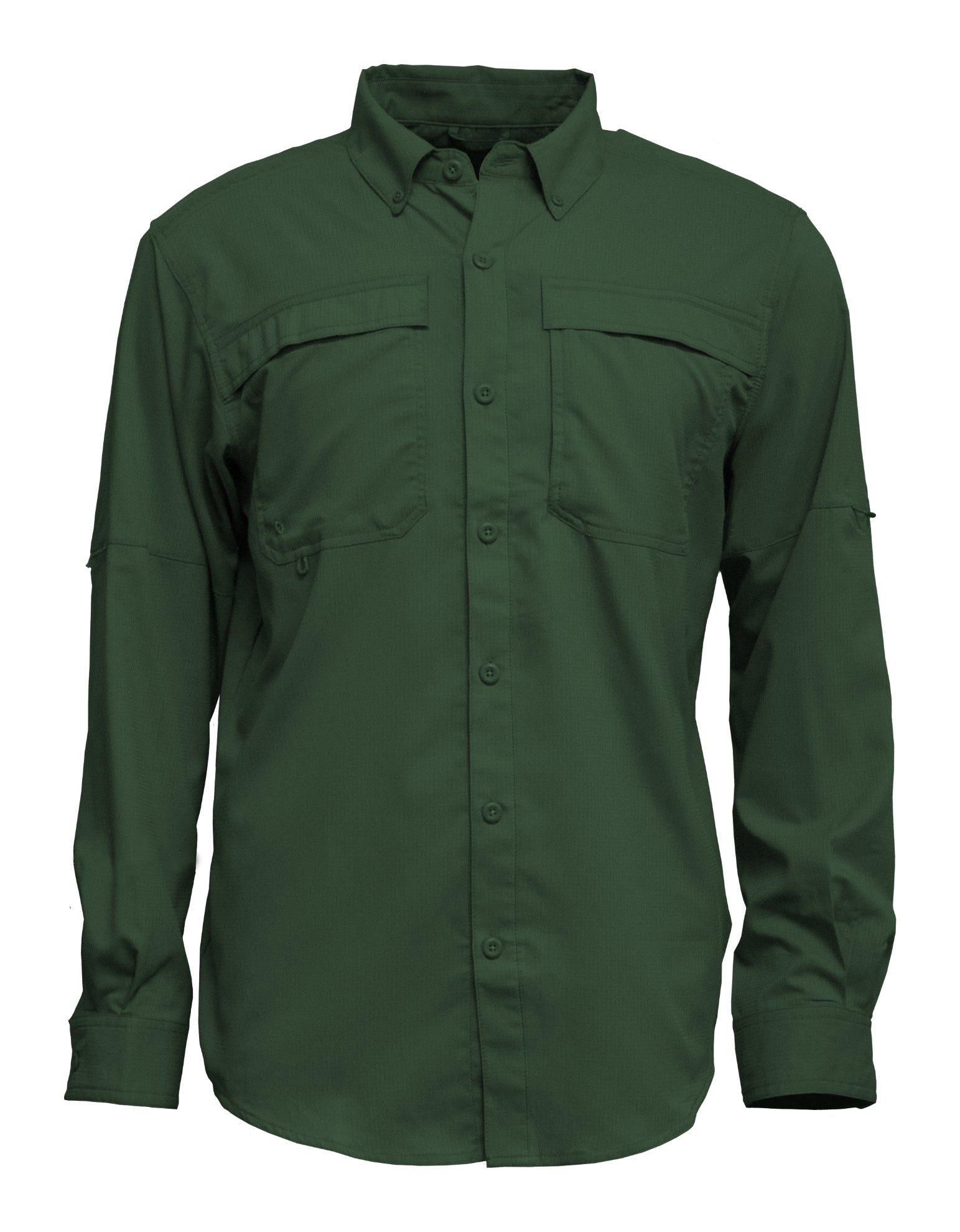 3300 Men L/S Fishing Shirt with Button Down Collar