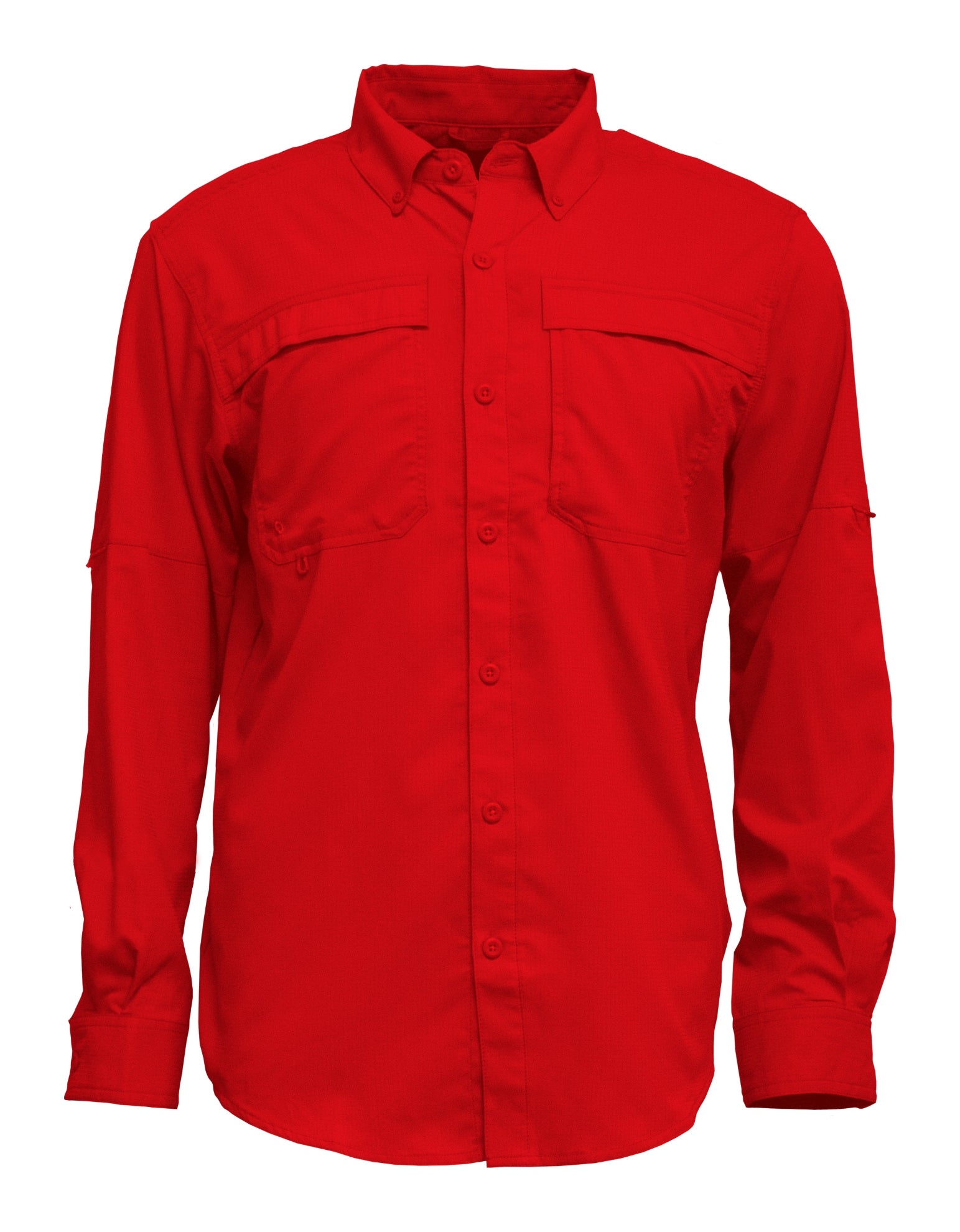 3300 Men L/S Fishing Shirt with Button Down Collar