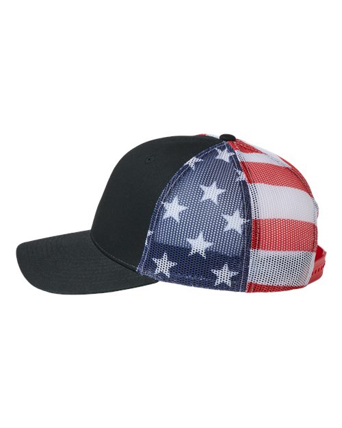 #color_black/ usa flag