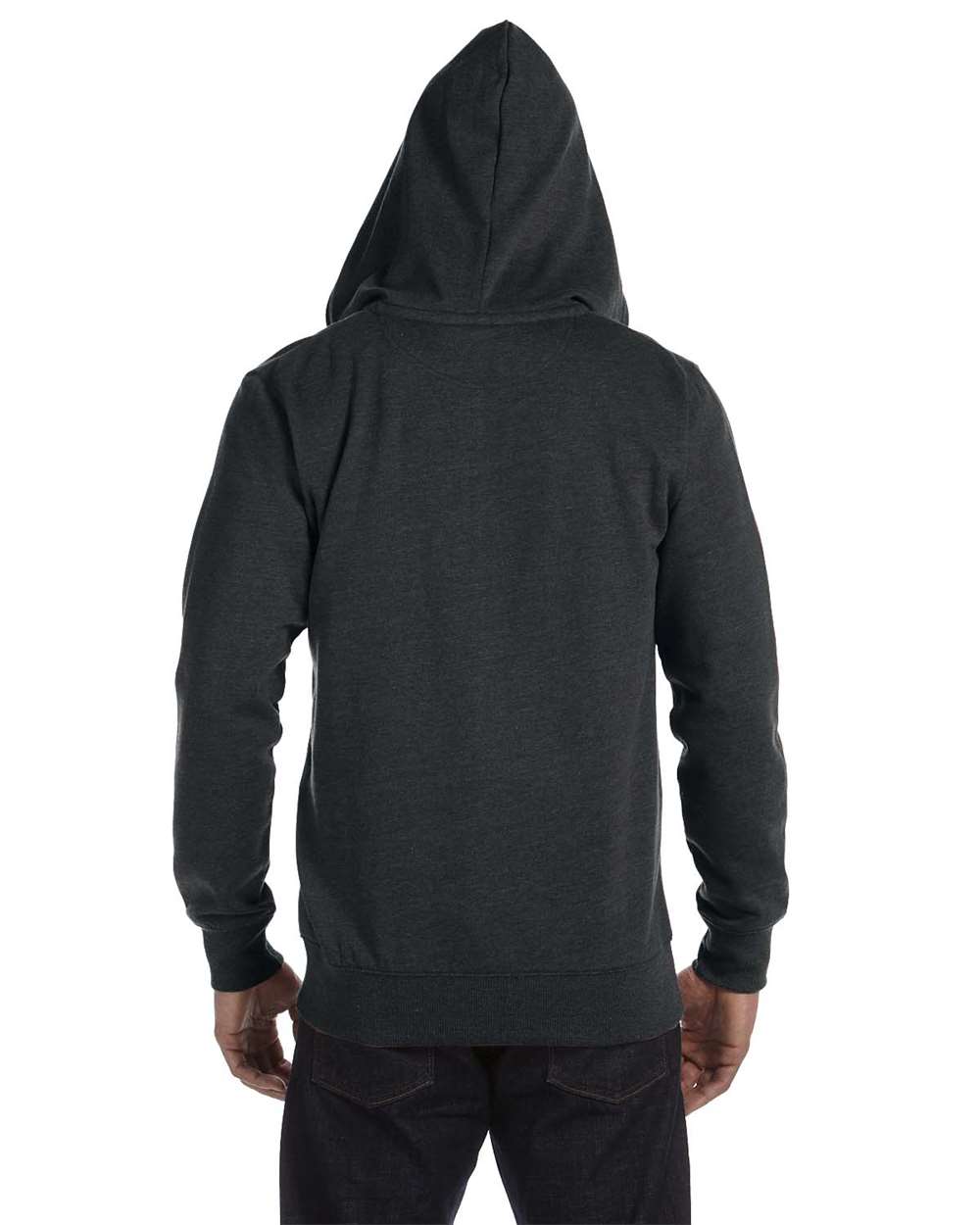 Unisex Heathered Full-Zip Hooded Sweatshirt EC5680 -  by Brands4Print.