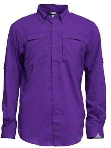 3300 Men L/S Fishing Shirt with Button Down Collar