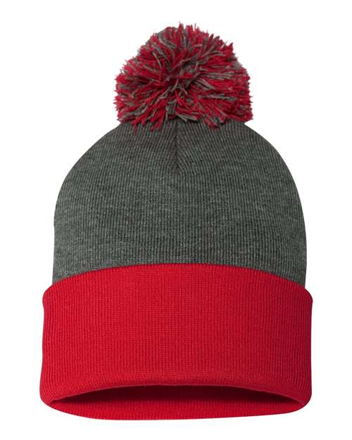 #color_dark heather grey/ red