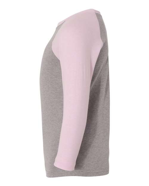 #color_lilac sleeves/ dark heather grey body