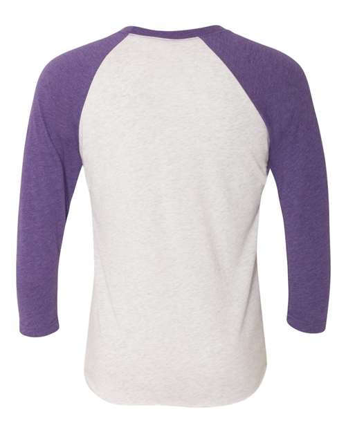 #color_purple rush sleeves/ heather white body