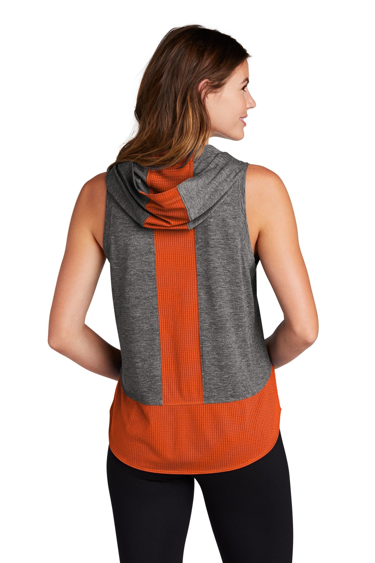 #color_deep orange/ dark grey heather