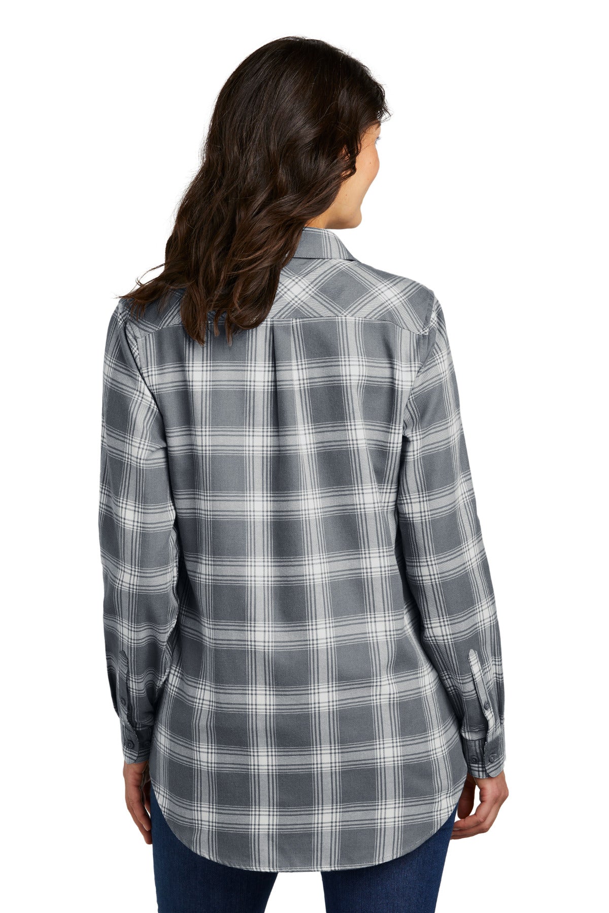 #color_grey/ cream open plaid