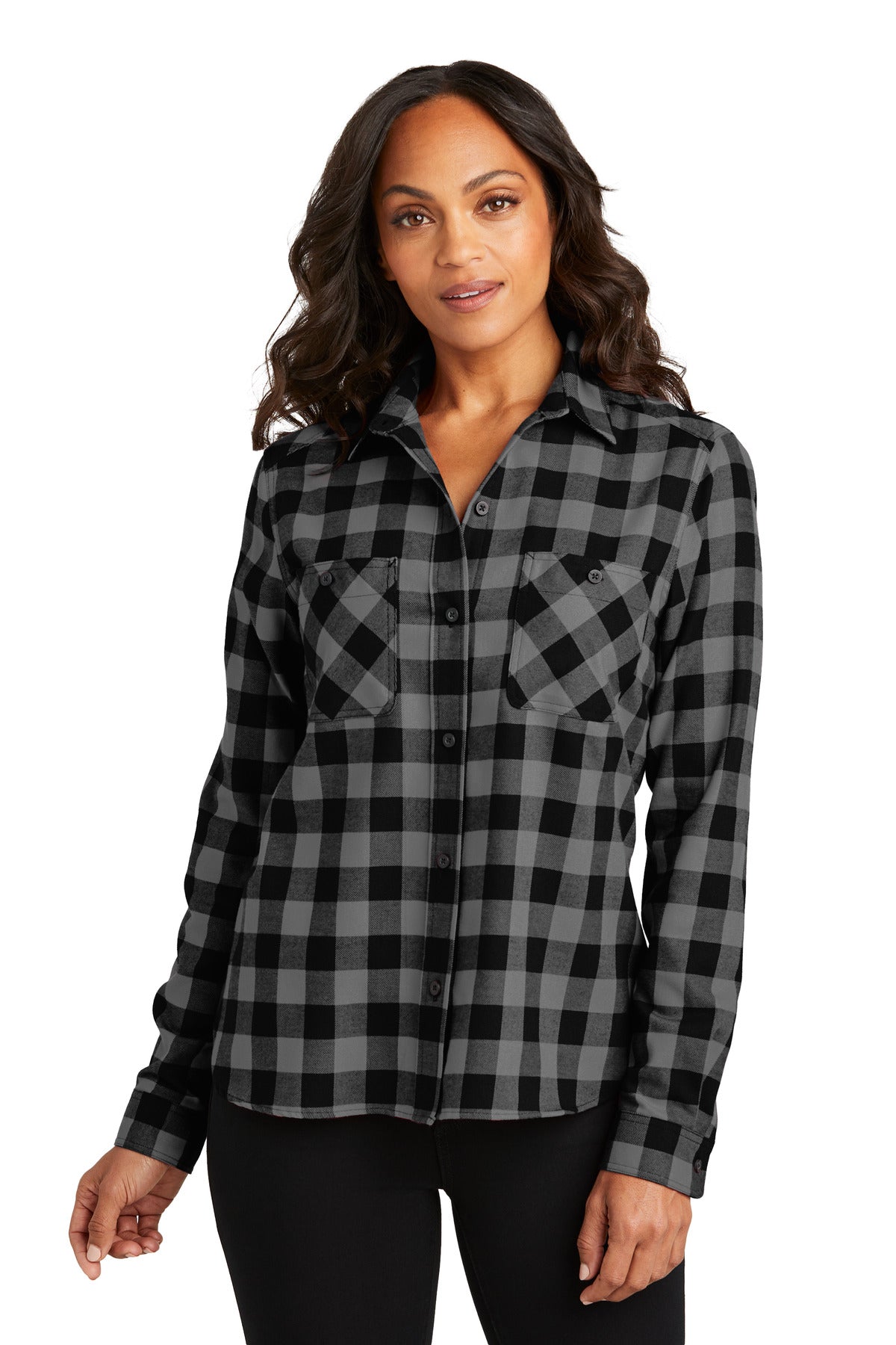 #color_grey/ black buffalo check