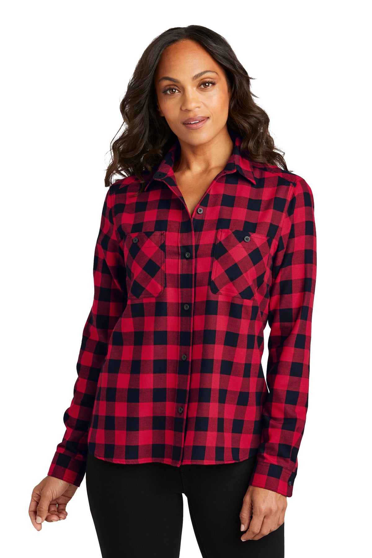 #color_red/ black buffalo check