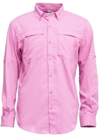 3300 Men L/S Fishing Shirt with Button Down Collar