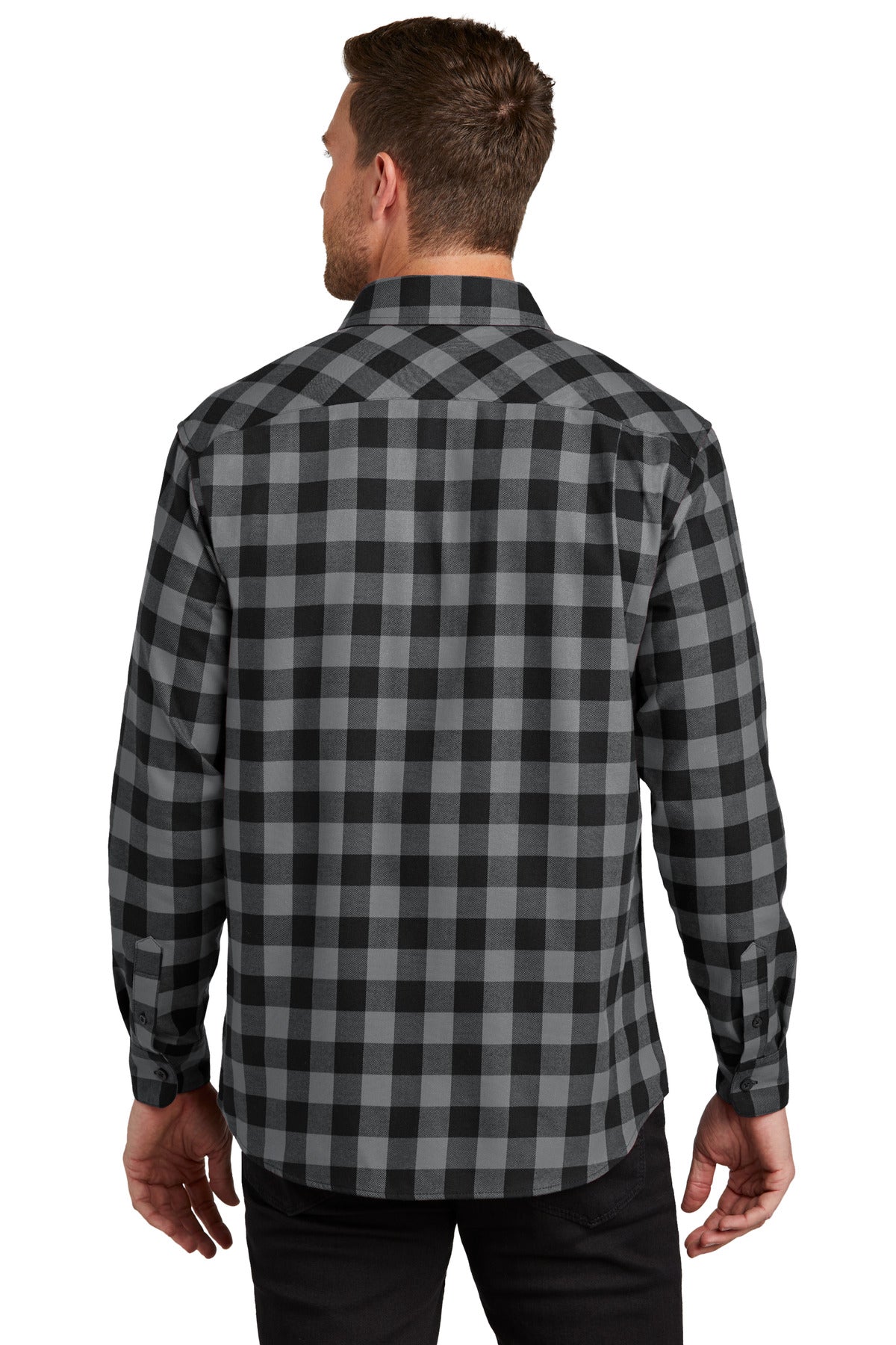 #color_grey/ black buffalo check