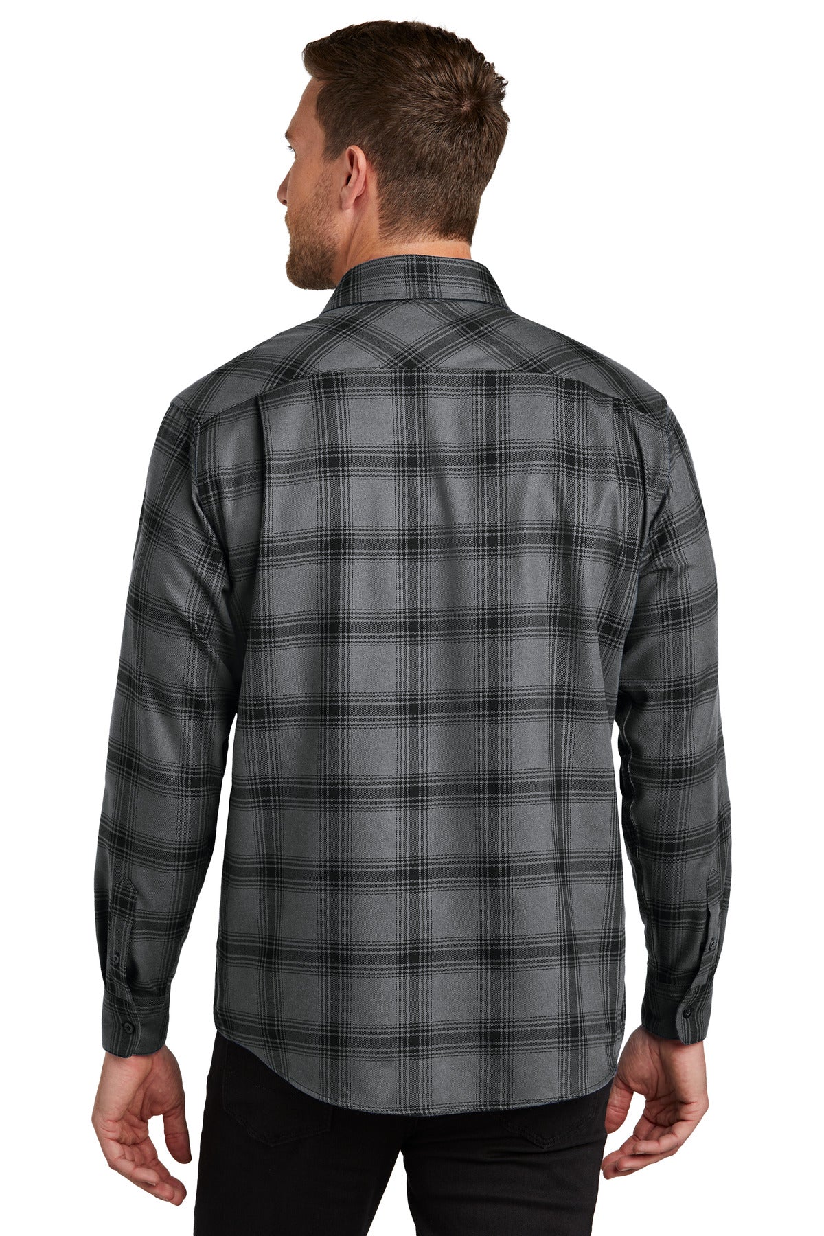 #color_grey/ black open plaid