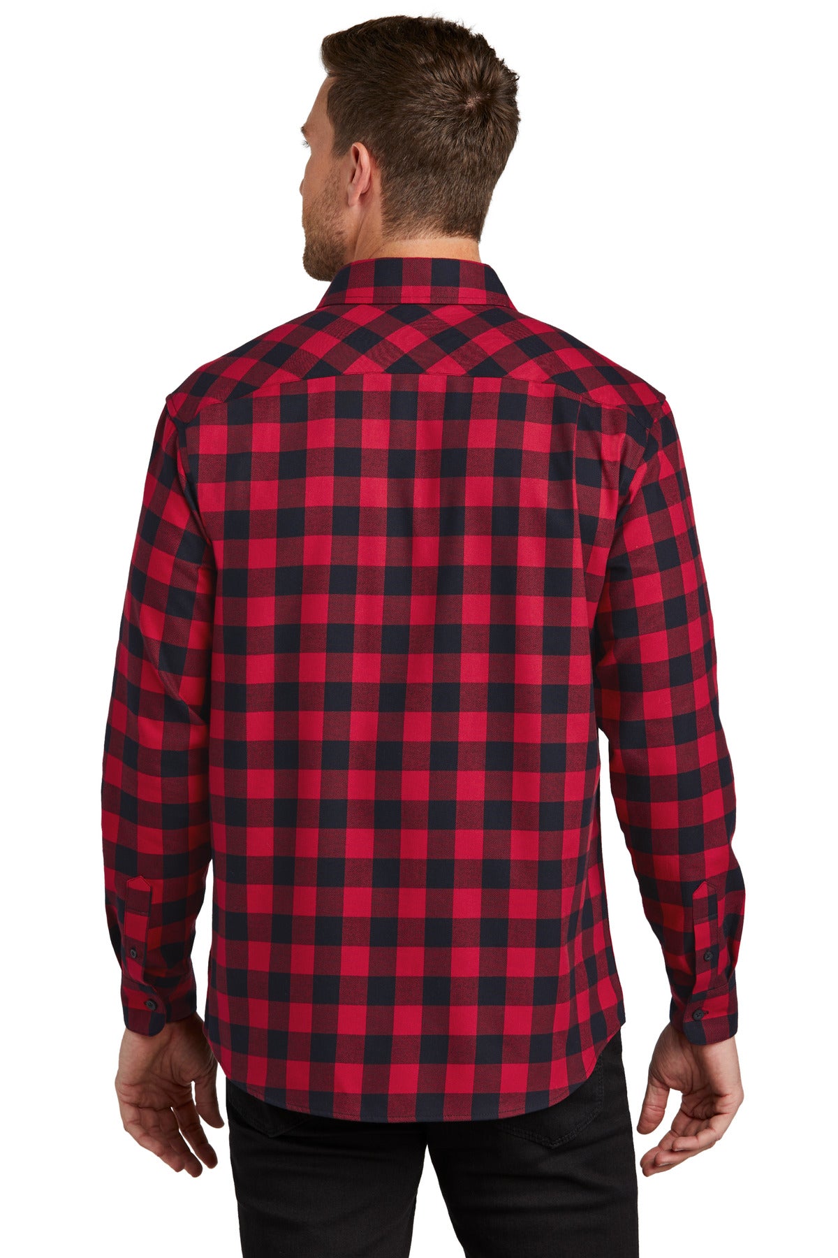 #color_red/ black buffalo check